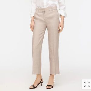 J Crew Peyton Pant Stretch Linen NWT